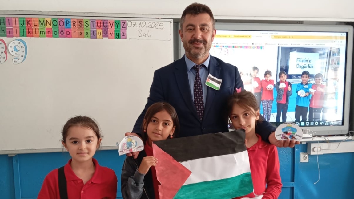 Okulumuzda Filistin için farkındalık etkinlikleri gerçekleştirilmiştir.